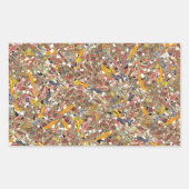 Sigar Ring Wrappers Rechthoekige Sticker (Voorkant)