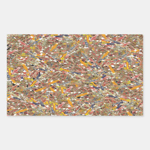 Sigar Ring Wrappers Rechthoekige Sticker