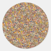 Sigar Ring Wrappers Ronde Sticker (Voorkant)