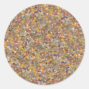 Sigar Ring Wrappers Ronde Sticker