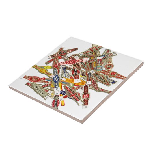 Sigar Ring Wrappers Tegeltje (Zijkant)