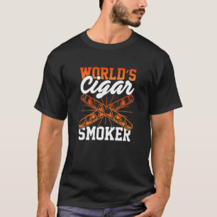 Sigar Smoker Cigarette Roken Roken Roken Cigar T-shirt
