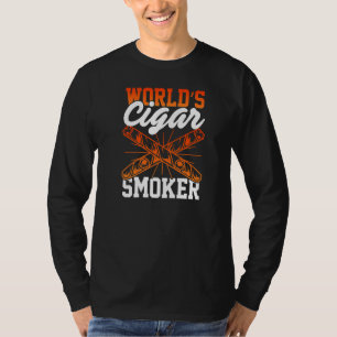 Sigar Smoker Cigarette Roken Roken Roken Cigar T-shirt