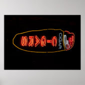 Sigar Store Neon Sign Poster (Voorkant)