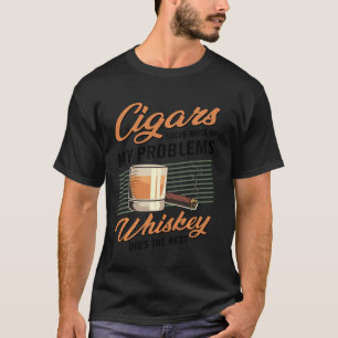 Sigaren lossen de meeste problemen op t-shirt