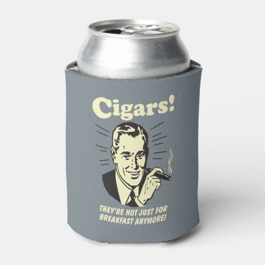 Sigaren: Niet alleen ontbijten meer Blikjeskoeler (Blikje Voorkant)