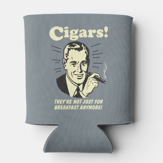 Sigaren: Niet alleen ontbijten meer Blikjeskoeler (Achterkant)