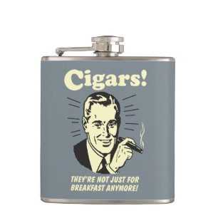 Sigaren: Niet alleen ontbijten meer Heupfles