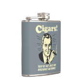 Sigaren: Niet alleen ontbijten meer Heupfles (Rechts)