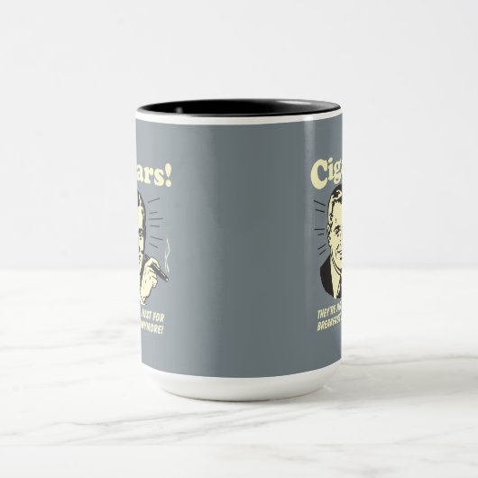 Sigaren: Niet alleen ontbijten meer Mok (Midden)