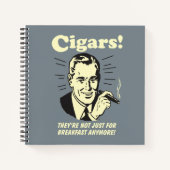 Sigaren: Niet alleen ontbijten meer Notitieboek (Voorkant)