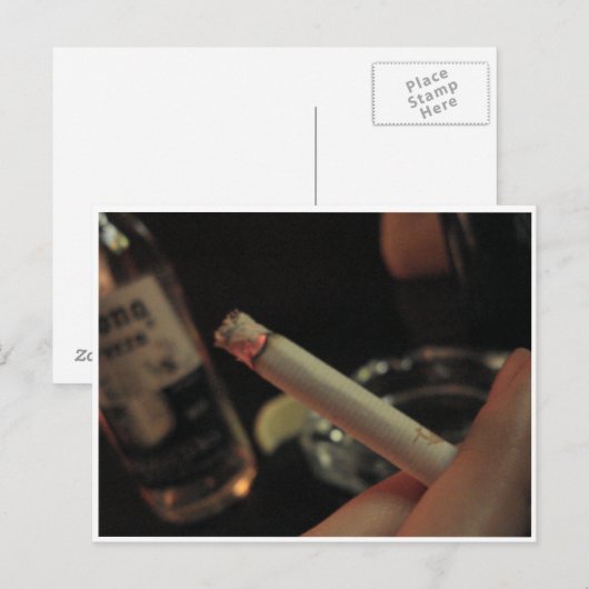 sigaren per post briefkaart (Voorkant / Achterkant)