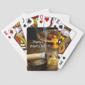 Sigaren Poker Cocktails Spelletjes Pokerkaarten (Achterkant)