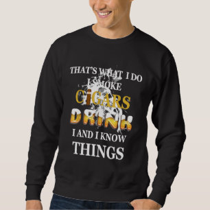 Sigaren roken T-shirt Bier Wijn Whisky Drinken