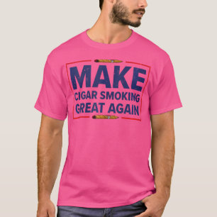 Sigaren rokende sigarenroker t-shirt
