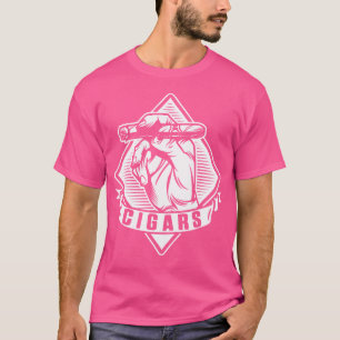 Sigaren Roker Whisky Asbak Humidor Tabak sigaar T-shirt