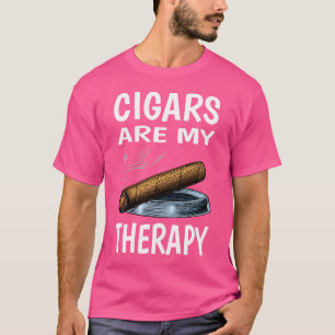 Sigaren zijn mijn therapie Ik Sigarenroker Sigaren T-shirt