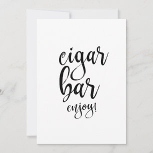 Sigarenbar Betaalbare Calligrafie Trouw Teken