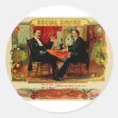 sigarendoos Label SOCIAL SMOKE (L4) (Voorkant)