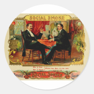 sigarendoos Label SOCIAL SMOKE (L4)