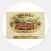 sigarendoosetiket TROLLY Ronde Sticker (Voorkant)
