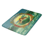 Sigarenetiket Ocean Gem mermaid Badmat (Gekanteld)