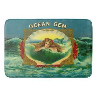 Sigarenetiket Ocean Gem mermaid Badmat