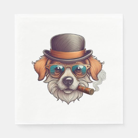 sigarenhond servet (Voorkant)
