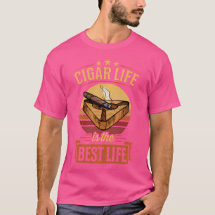 Sigarenleven Is Het Beste Leven Sigaar T-shirt