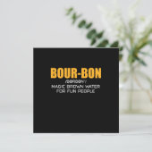 Sigarenliefhebber | Bourbon Magic Brown Kaart (Staand voorkant)