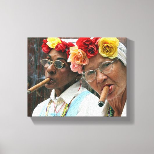 Sigarenpauze Canvas Afdruk (Voorkant)
