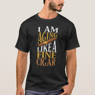 Sigarenroker Ik word ouder als een fijne sigaar T-shirt