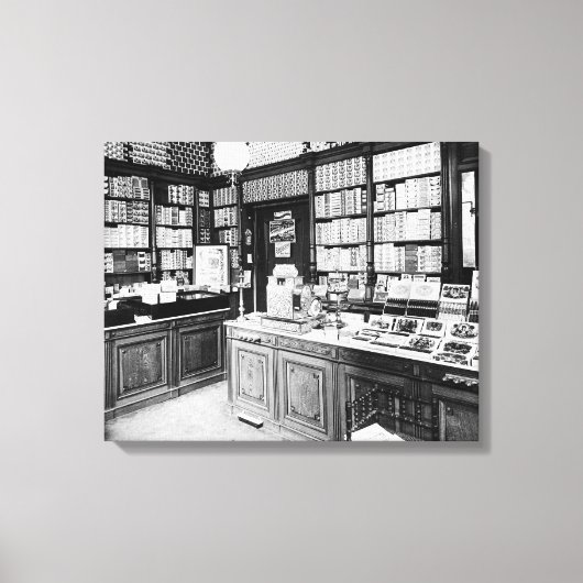 Sigarenwinkel, 1895 canvas afdruk (Voorkant)
