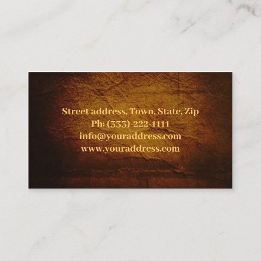 Sigarenwinkel  Visitekaartje (Achterkant)