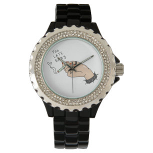 Sigaret in Hand Anti-Valentijn Horloge