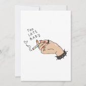 Sigaret in Hand Anti-Valentijn Kaart (Voorkant)