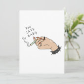 Sigaret in Hand Anti-Valentijn Kaart (Staand voorkant)