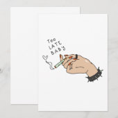 Sigaret in Hand Anti-Valentijn Kaart (Voorkant / Achterkant)