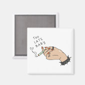 Sigaret in Hand Anti-Valentijn Magneet (Voorkant / Achterkant)