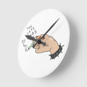 Sigaret in Hand Anti-Valentijn Ronde Klok (Hoek)