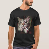 Sigaret Kat Gen Z Joke Funny Smoking Cat Meme T-shirt (Voorkant)
