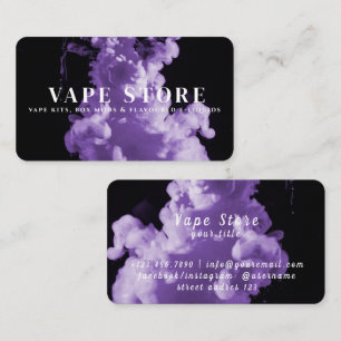 sigaret tabak vape store visitekaartje
