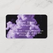 sigaret tabak vape store visitekaartje (Achterkant)