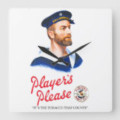  sigaret toevoegen voor ronde wandklok (Voorkant)