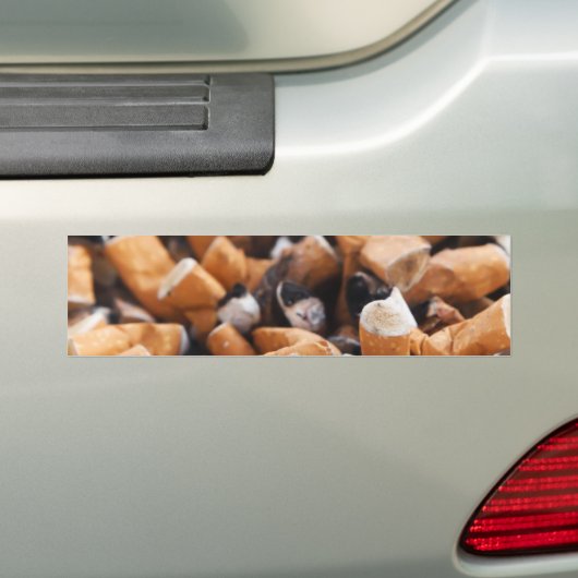 Sigarette Butts Bumpersticker (Op auto)