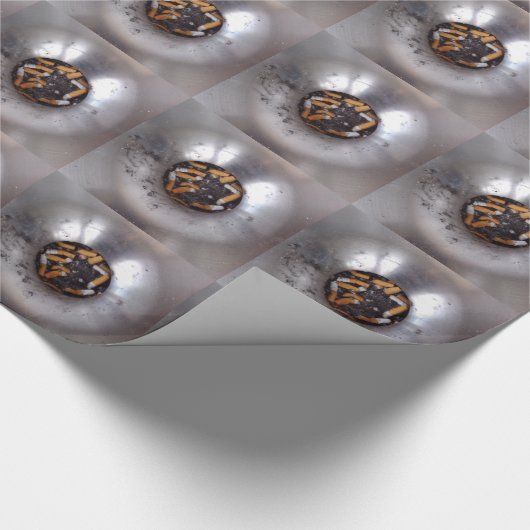 Sigarette Butts in Silver Smokers Ashtray, Funny Cadeaupapier (Hoek)