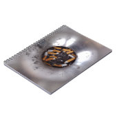 Sigarette Butts in Silver Smokers Ashtray, Funny Notitieboek (Linkerzijde)