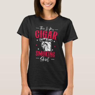 Sigarette-rokertabak Dit is mijn sigaarroker T-shirt