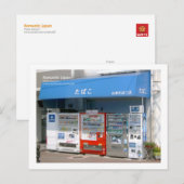 Sigarette Vendingmachine, Japan Briefkaart (Voorkant / Achterkant)