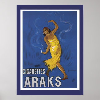 Sigaretten Araks Reclame Poster